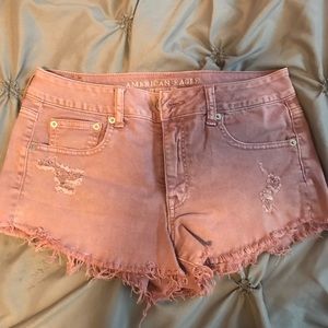 Ae pink shorts